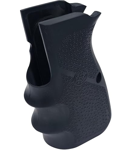 Amazon.com: Hogue OverMolded Rubber Grip with Finger Grooves for